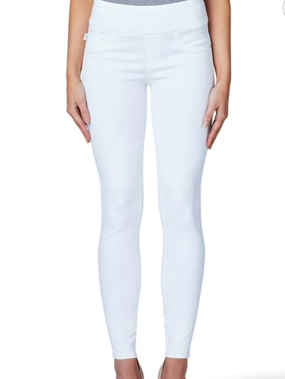 Rock & Republic Women's White Cropped Jeans